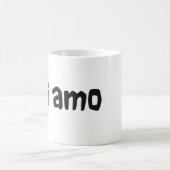 チタニウムamo -私はイタリア語の愛します コーヒーマグカップ (中央)