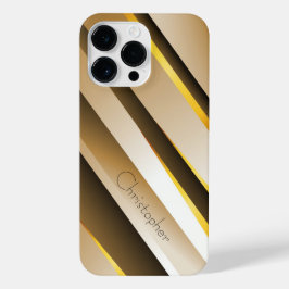 チタンオレンジステンレスプリント iPhone 14 PRO MAXケース