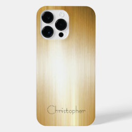 チタンオレンジ銀ステンレス鋼プリント iPhone 14 PRO MAXケース