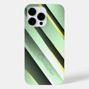 チタングリーンステンレス鋼プリント iPhone 14 PRO MAXケース