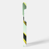 チタングリーンステンレス鋼プリント iPhoneケース (左側面)