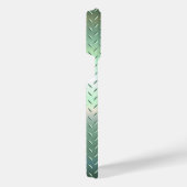 チタングリーンステンレス鋼プリント iPhoneケース (右側面)