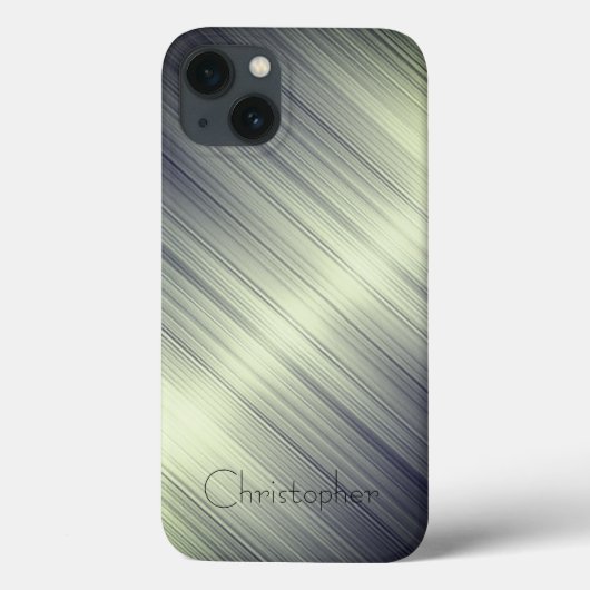 チタングリーンステンレス鋼プリントiphone 15 Case-Mate iPhoneケース (裏面)