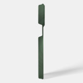 チタングリーン銀ステンレス鋼プリント iPhoneケース (右側面)