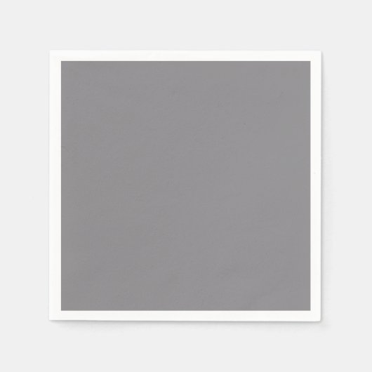 チタングレーカラートレンドバックグラウンド スタンダードカクテルナプキン (正面)