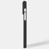 チタングレーシルバーステンレス鋼プリント Case-Mate iPhoneケース (裏面 / 左)