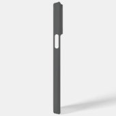チタングレーシルバーステンレス鋼プリント Case-Mate iPhoneケース (裏面 / 右)