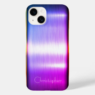 チタンバイオレットラジアルメタリックアイホン15 Case-Mate iPhone 14ケース