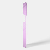 チタンピンクステンレス鋼プリント iPhoneケース (右側面)