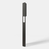 チタンブラック銀ステンレス鋼プリント Case-Mate iPhoneケース (裏面 / 右)