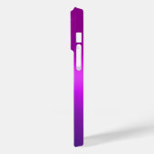 チタンブルーとバイオレットステンレス鋼プリント Case-Mate iPhoneケース (裏面 / 左)