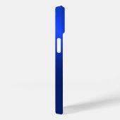 チタンブルーステンレス鋼金属 Case-Mate iPhoneケース (裏面 / 右)