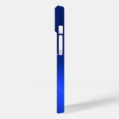チタンブルーステンレス鋼金属 Case-Mate iPhoneケース (裏面 / 左)