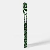 チタンポリッシュグリーンラジアルメタリックアイホン15 Case-Mate iPhoneケース (裏面 / 左)