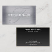 チタンモノグラム名刺 名刺 (正面/裏面)