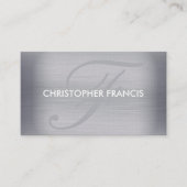 チタンモノグラム名刺 名刺 (正面)