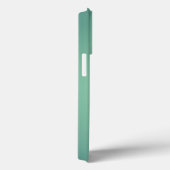 チタンライトグリーンステンレス鋼プリント Case-Mate iPhoneケース (裏面 / 右)