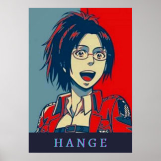 チタンレトロのHange Zoe攻撃 ポスター
