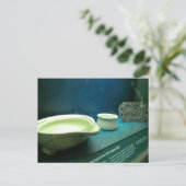 チタン工芸品 ポストカード (スタンド正面)