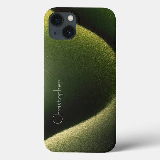 チタン暗緑色ステンレス鋼プリントiphone 15 Case-Mate iPhoneケース (裏面)