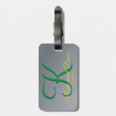 チタン最高のおもしろいFab ラゲッジタグ (裏面縦)