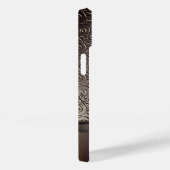 チタン研磨金ゴールドラジアルメタリックアイホン15 Case-Mate iPhoneケース (裏面 / 右)