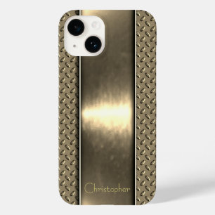 チタン研磨金ゴールドラジアルメタリックアイホン15 Case-Mate iPhone 14ケース