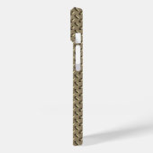 チタン研磨金ゴールドラジアルメタリックアイホン15 Case-Mate iPhoneケース (裏面 / 左)