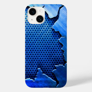 チタン研磨青ラジアルメタリックアイホン15 Case-Mate iPhone 14ケース