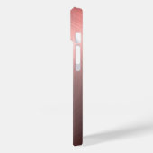 チタン研磨青銅ラジアルおよびメタル Case-Mate iPhoneケース (裏面 / 左)