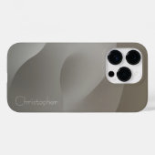 チタン自然色 Case-Mate iPhoneケース (裏面 (横))