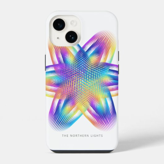 チタン色の美しいパターン –  iPhoneケース (裏面)