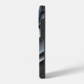 チタン色のiphoneケース iPhoneケース (左側面)