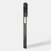 チタン金ゴールドステンレス鋼スネークスケールパターン Case-Mate iPhoneケース (裏面 / 右)