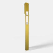 チタン金ゴールドステンレス鋼プリント15 Case-Mate iPhoneケース (裏面 / 左)