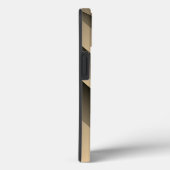 チタン金ゴールドステンレス鋼プリント Case-Mate iPhoneケース (裏面 / 右)