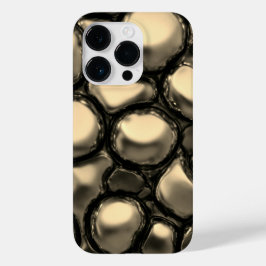 チタン金ゴールドステンレス鋼プリント Case-Mate iPhone 14 PROケース