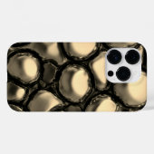 チタン金ゴールドステンレス鋼プリント Case-Mate iPhoneケース (裏面 (横))