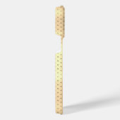 チタン金ゴールドステンレス鋼プリント iPhoneケース (右側面)