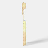 チタン金ゴールドステンレス鋼プリント iPhoneケース (左側面)