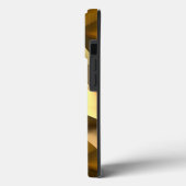 チタン金ゴールド光沢ステンレス鋼メタル Case-Mate iPhoneケース (裏面 / 左)