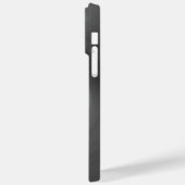 チタン銀ステンレス鋼プリント Case-Mate iPhoneケース (裏面 / 左)