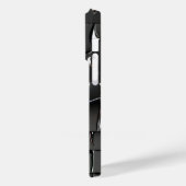 チタン銀ステンレス鋼プリント Case-Mate iPhoneケース (裏面 / 左)