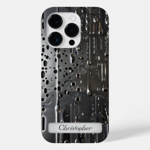 チタン銀ステンレス鋼プリント Case-Mate iPhone 14 PROケース