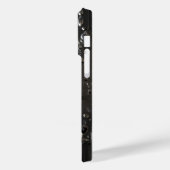 チタン銀ステンレス鋼プリント Case-Mate iPhoneケース (裏面 / 左)