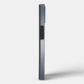 チタン銀ステンレス鋼プリント Case-Mate iPhoneケース (裏面 / 右)