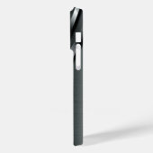 チタン銀ステンレス鋼プリント Case-Mate iPhoneケース (裏面 / 左)