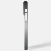 チタン銀ステンレス鋼プリント Case-Mate iPhoneケース (裏面 / 左)