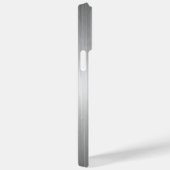 チタン銀ステンレス鋼プリント Case-Mate iPhoneケース (裏面 / 右)