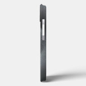 チタン銀ステンレス鋼プリントiphone 15 Case-Mate iPhoneケース (裏面 / 左)